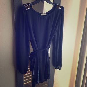 Navy blue dress